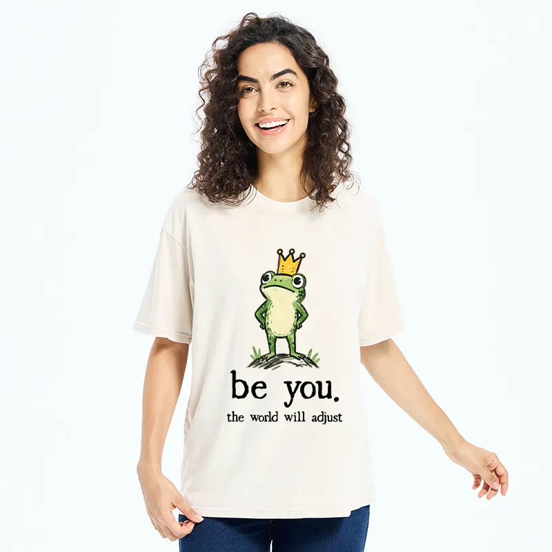 Tokyo-Tiger Confident Crown Frog Washed T-Shirt