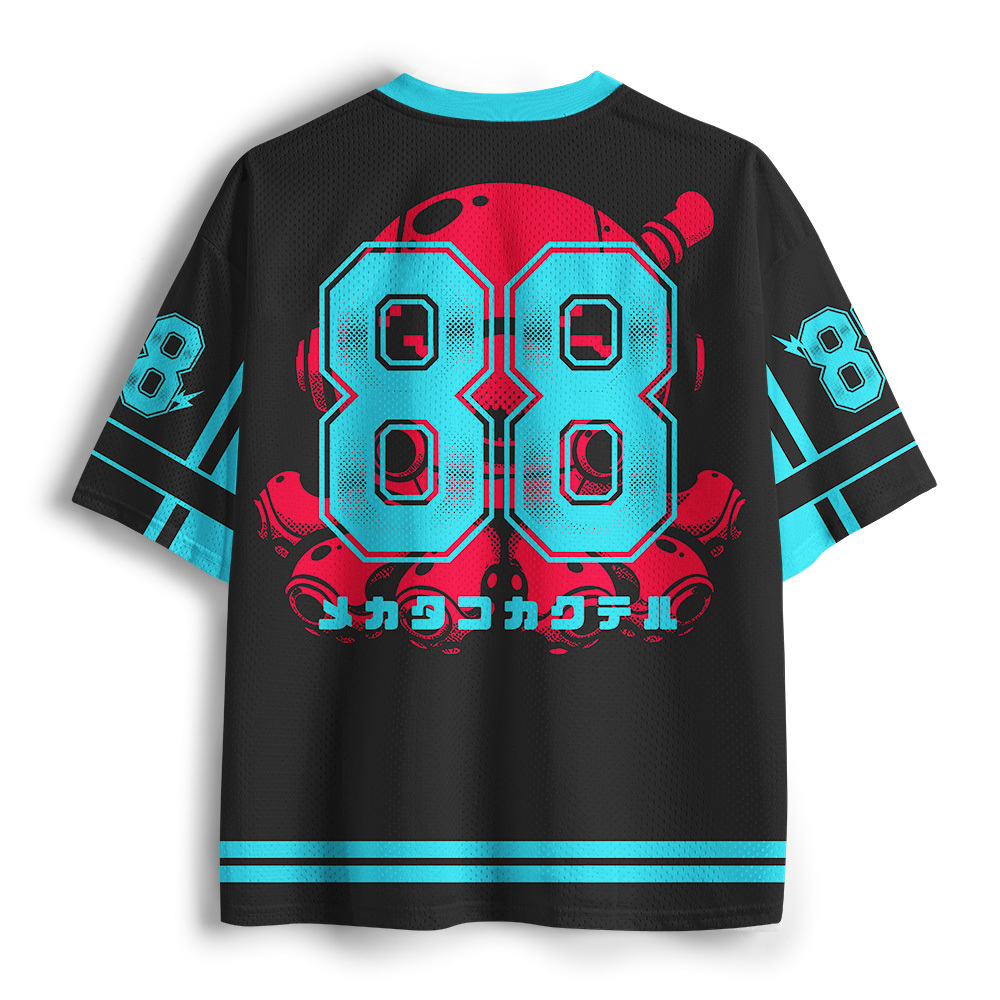 Tokyo-Tiger Cocktail Octopus Mecha Mesh Jersey