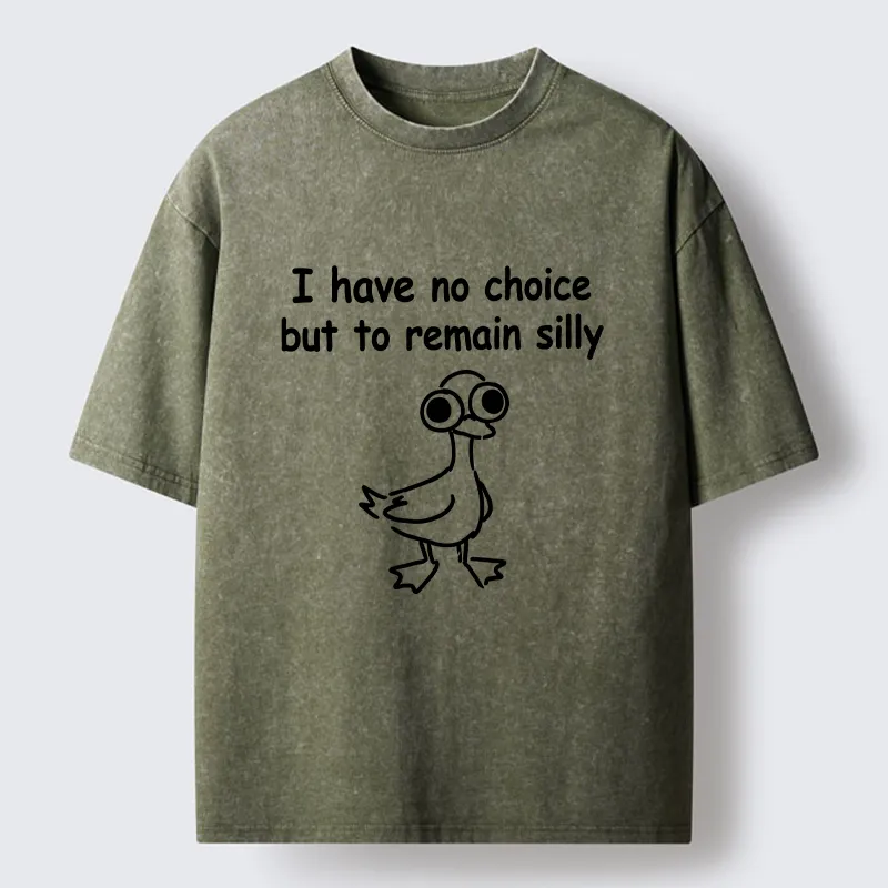 Tokyo‑Tiger Cute Silly Goose Meme Washed T‑Shirt Sale