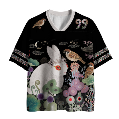 Tokyo-Tiger The Rabbit Is Risking Its Life To Eat Grass Again Today Mesh Jersey