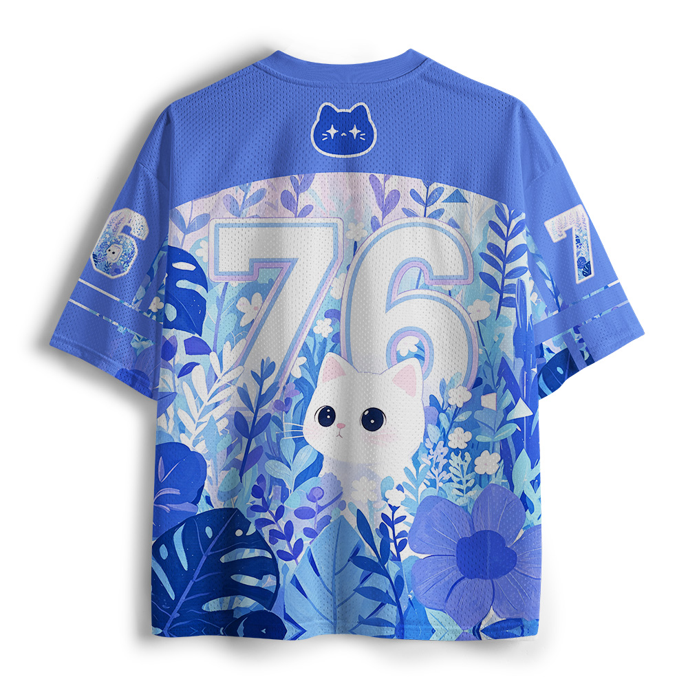 Tokyo-Tiger Dreamy Garden Cat Mesh Jersey