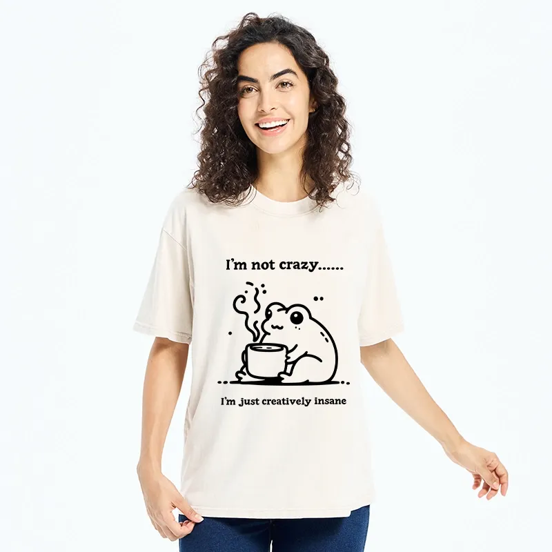 Tokyo‑Tiger Crazy Frog Meme Washed T‑Shirt