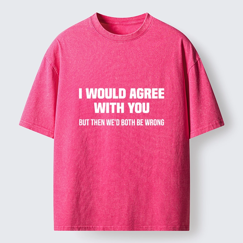 Tokyo‑Tiger Sarcastic Quote Meme Washed T‑Shirt