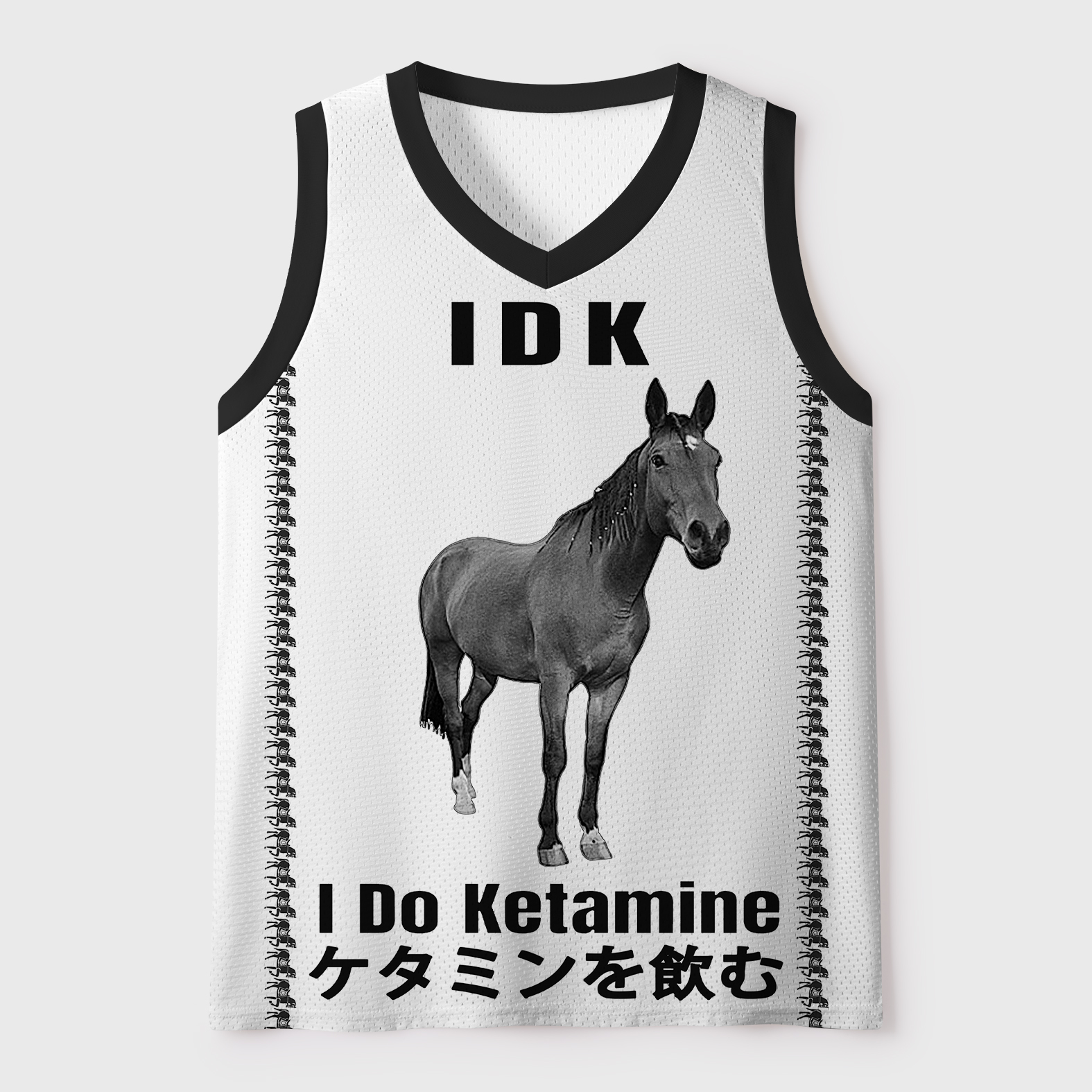 Tokyo-Tiger I DK I Do Ketamine Mesh Tank Top