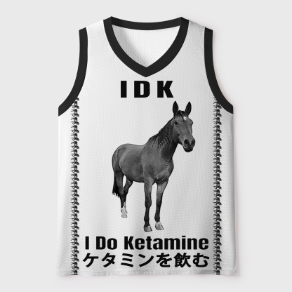 Tokyo-Tiger I DK I Do Ketamine Mesh Tank Top