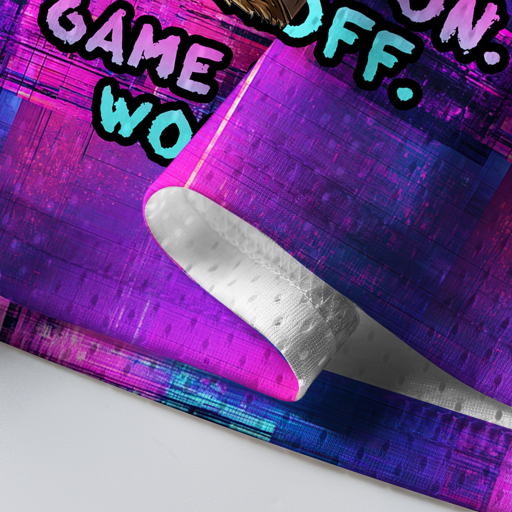Tokyo-Tiger Gamer Capybara "Game Mode On" Cyberpunk Mesh Jersey