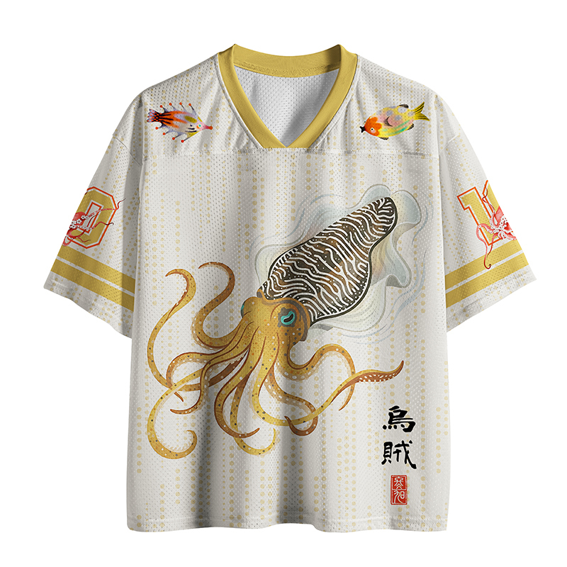 Tokyo-Tiger The Patterned Cuttlefish Mesh Jersey