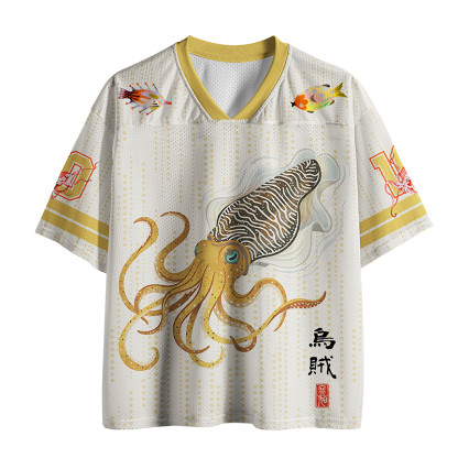 Tokyo-Tiger The Patterned Cuttlefish Mesh Jersey