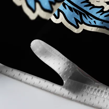 Tokyo-Tiger Dragon Lion Traditional Art Mesh Jersey