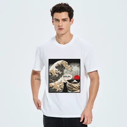 Tokyo-Tiger Great Wave Cat Bruh Classic T-Shirt