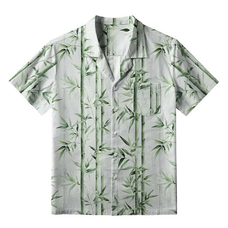 Tokyo-Tiger Zen Bamboo Grove Aloha Hawaiian Shirt