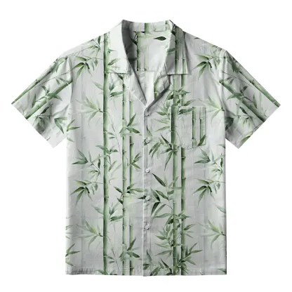 Tokyo-Tiger Zen Bamboo Grove Aloha Hawaiian Shirt