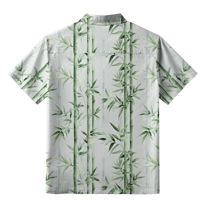 Tokyo-Tiger Zen Bamboo Grove Aloha Hawaiian Shirt