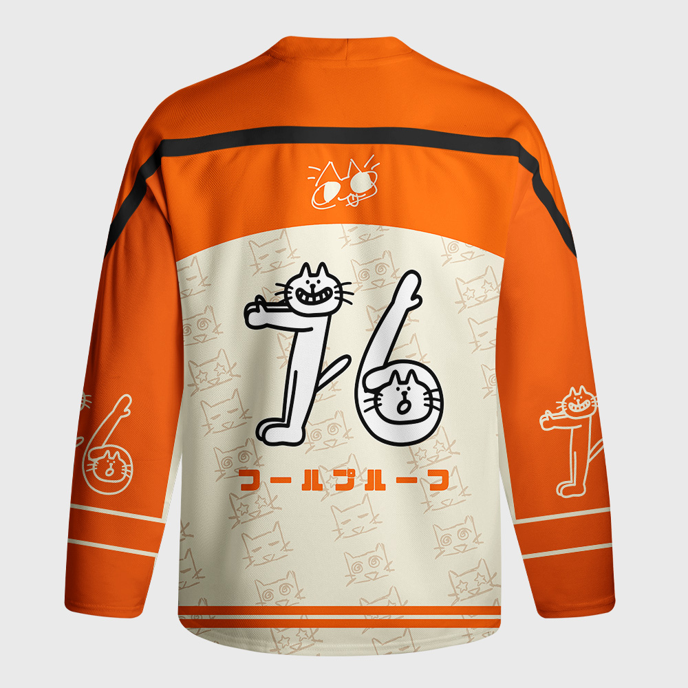 Tokyo-Tiger IDIOT-PROOF Long-Sleeve Hockey Jersey