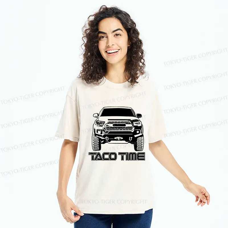 Tokyo-Tiger Japanese Classic Car Washed T-Shirt