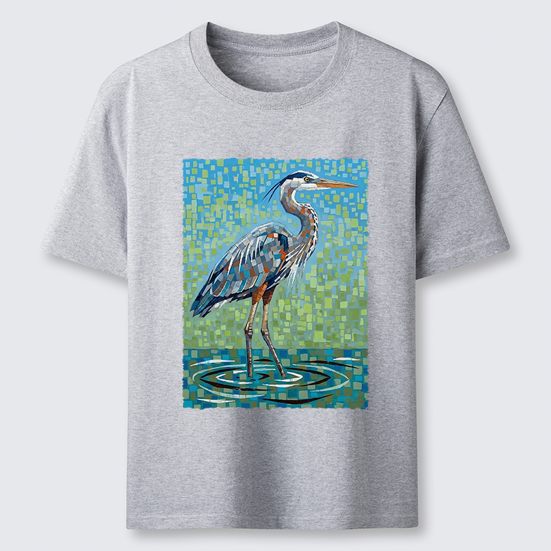 Tokyo-Tiger Color Block Heron Classic T-Shirt