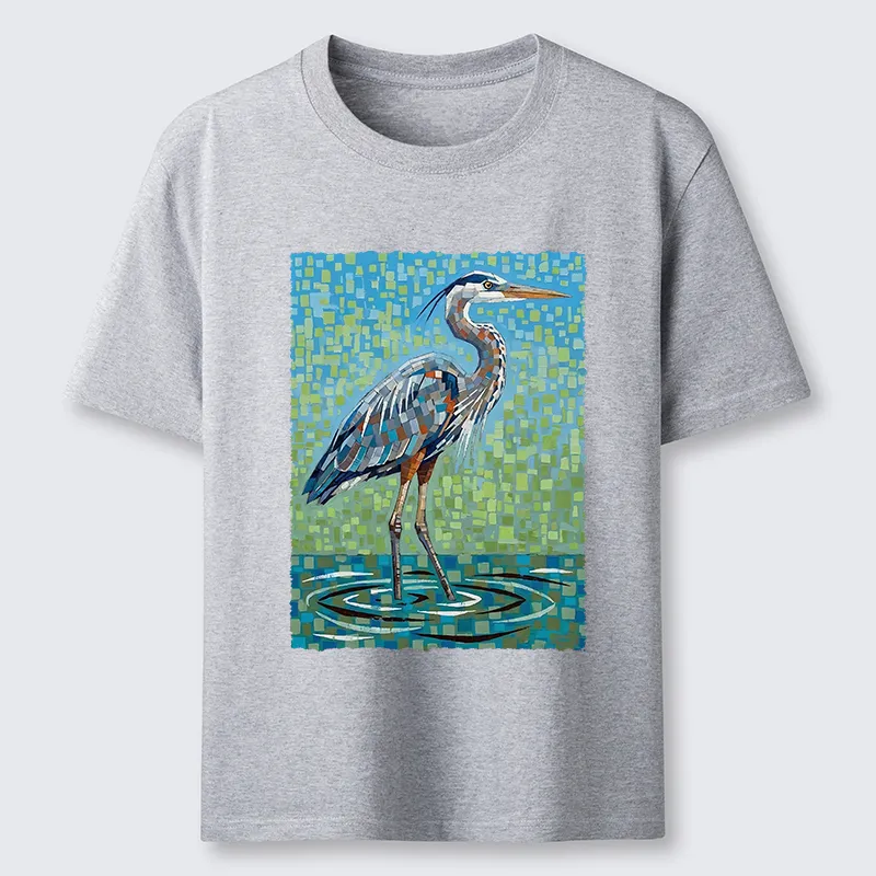 Tokyo-Tiger Color Block Heron Classic T-Shirt