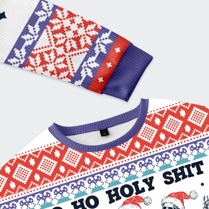 Tokyo-Tiger Merry Bone-Mas Christmas Ugly Sweatshirt