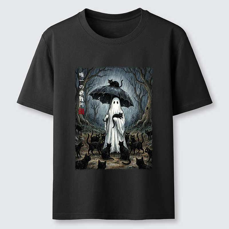 Tokyo-Tiger Ghost Cat Shelter Classic T-Shirt