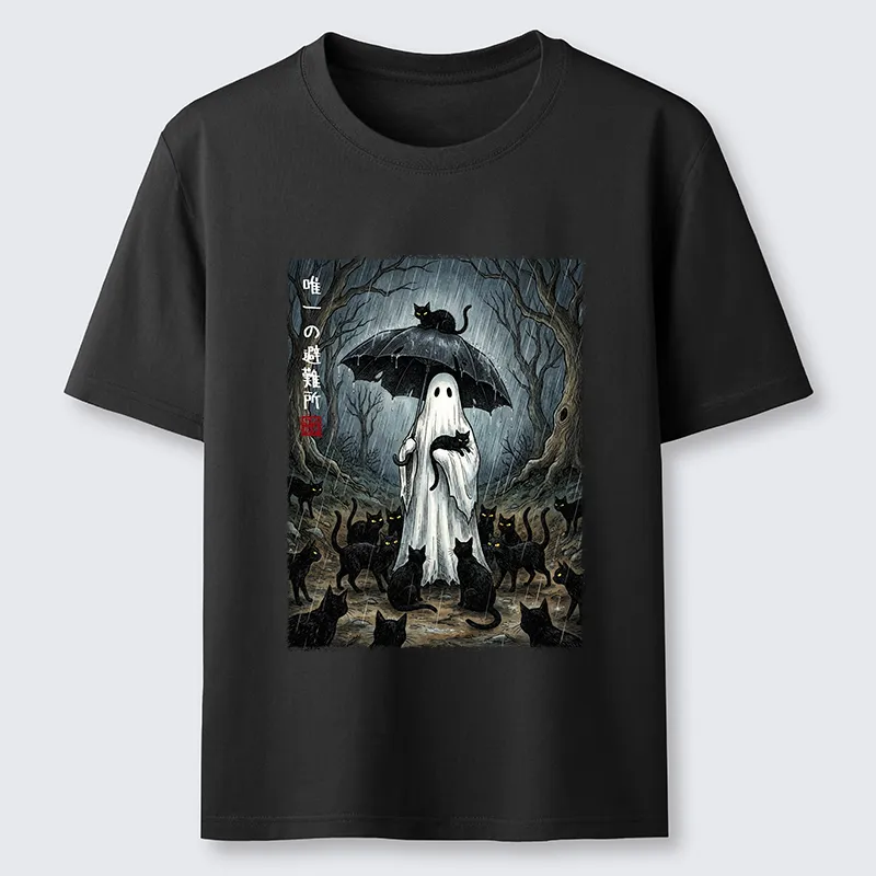 Tokyo-Tiger Ghost Cat Shelter Classic T-Shirt