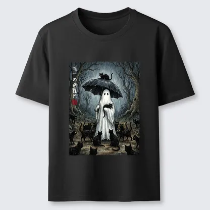 Tokyo-Tiger Ghost Cat Shelter Classic T-Shirt