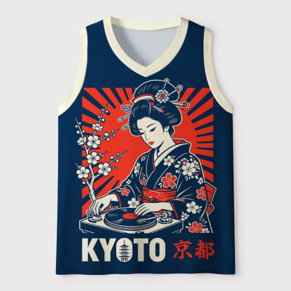 Tokyo-Tiger Kyoto Kimono Mesh Tank Top