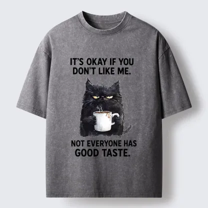 Tokyo‑Tiger Sassy Cat Energy Washed T‑Shirt