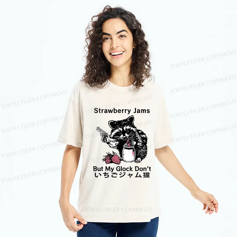 Tokyo-Tiger Naughty Raccoon Washed T-Shirt