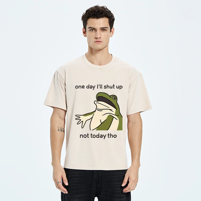 Tokyo-Tiger I Must Ramble On Today Washed T-Shirt