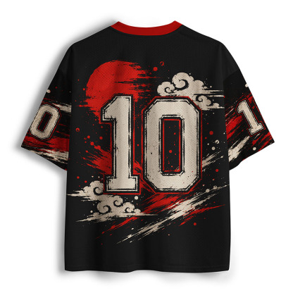 Tokyo-Tiger Fierce White Tiger Mesh Jersey