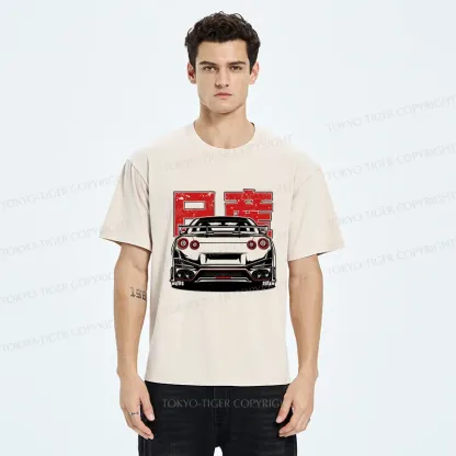 Tokyo-Tiger Japanese Classic Racing Washed T-Shirt