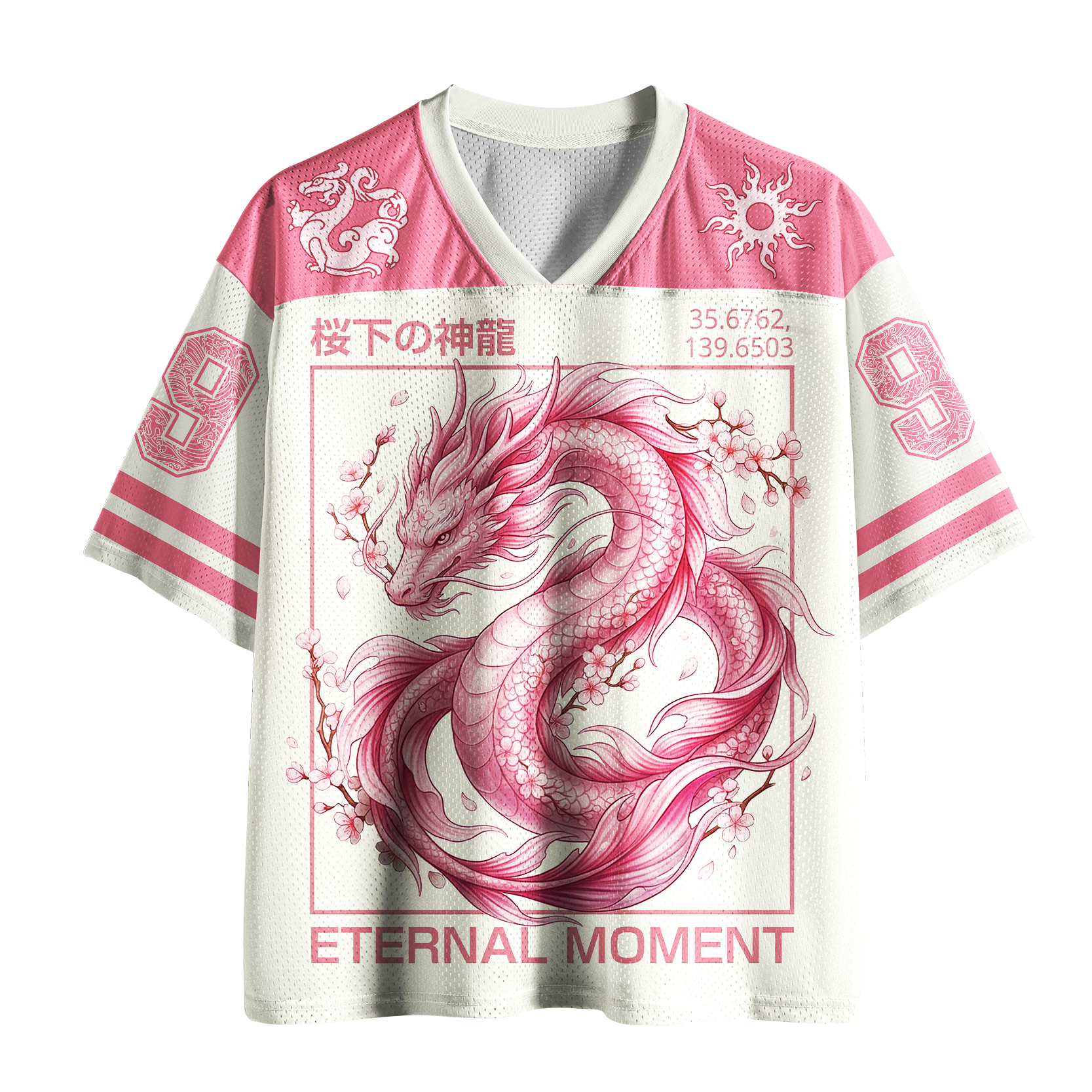Tokyo-Tiger Sakura Dragon: Eternal Bloom Mesh Jersey