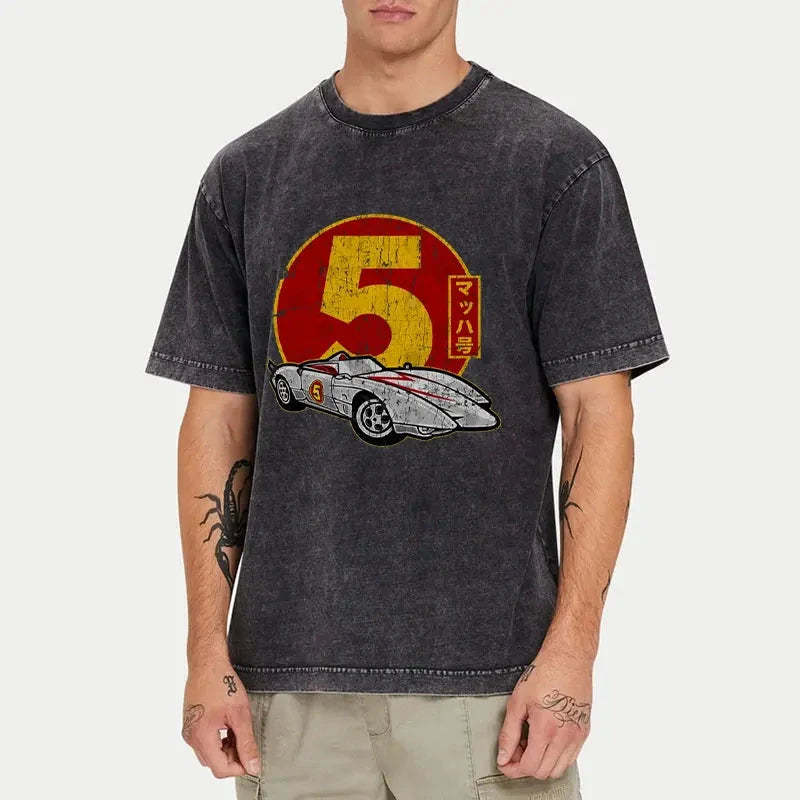 Tシャツ・カットソー Speed Racer Short Sleeve T Shirt (2color) Four Eighty Racer T-shirt F/B — GSpeed