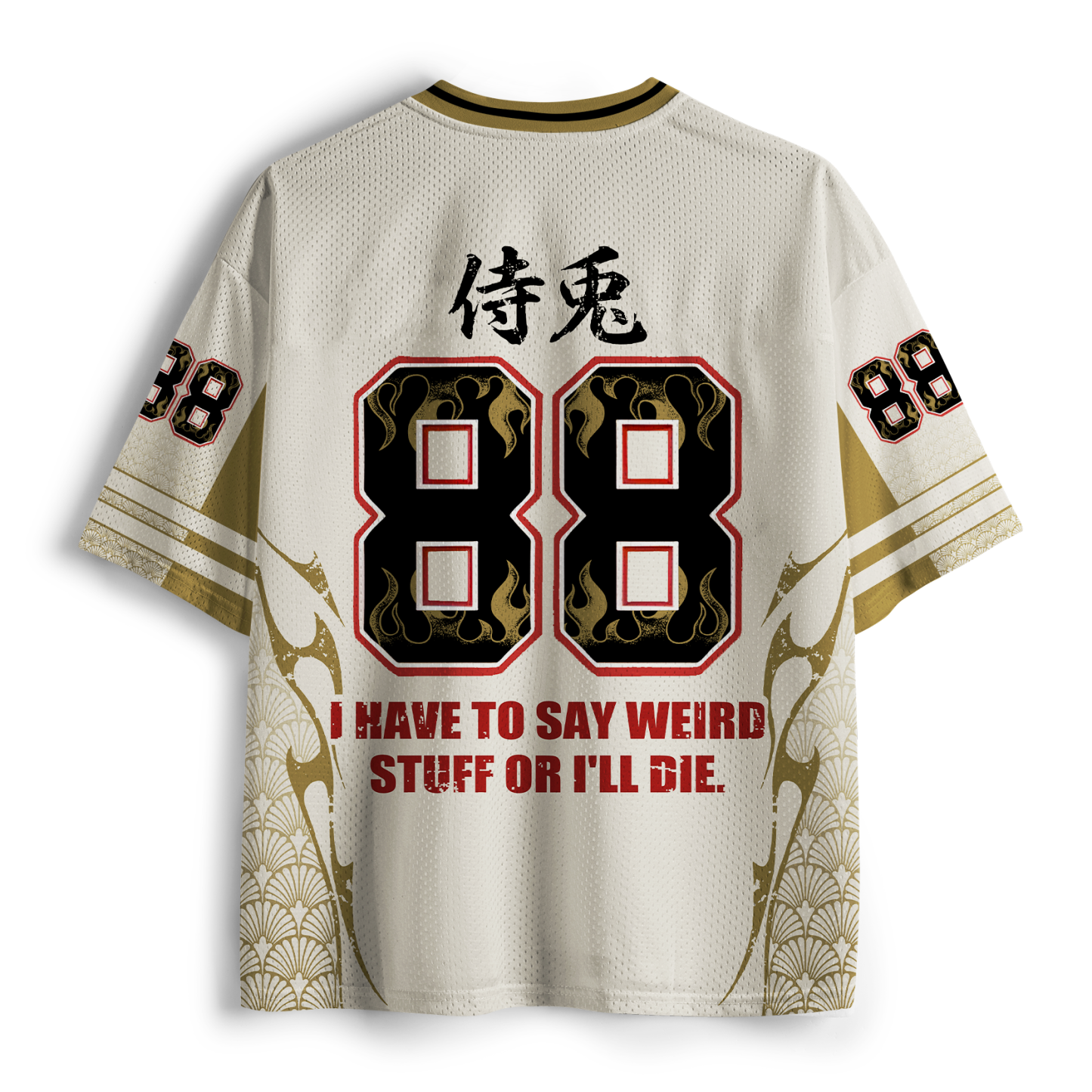 Tokyo-Tiger Quirky Warrior Rabbit Mesh Jersey