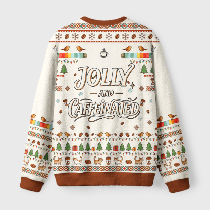 Tokyo-Tiger Cat’s Cozy Christmas Fuzzy Christmas Ugly Sweatshirt
