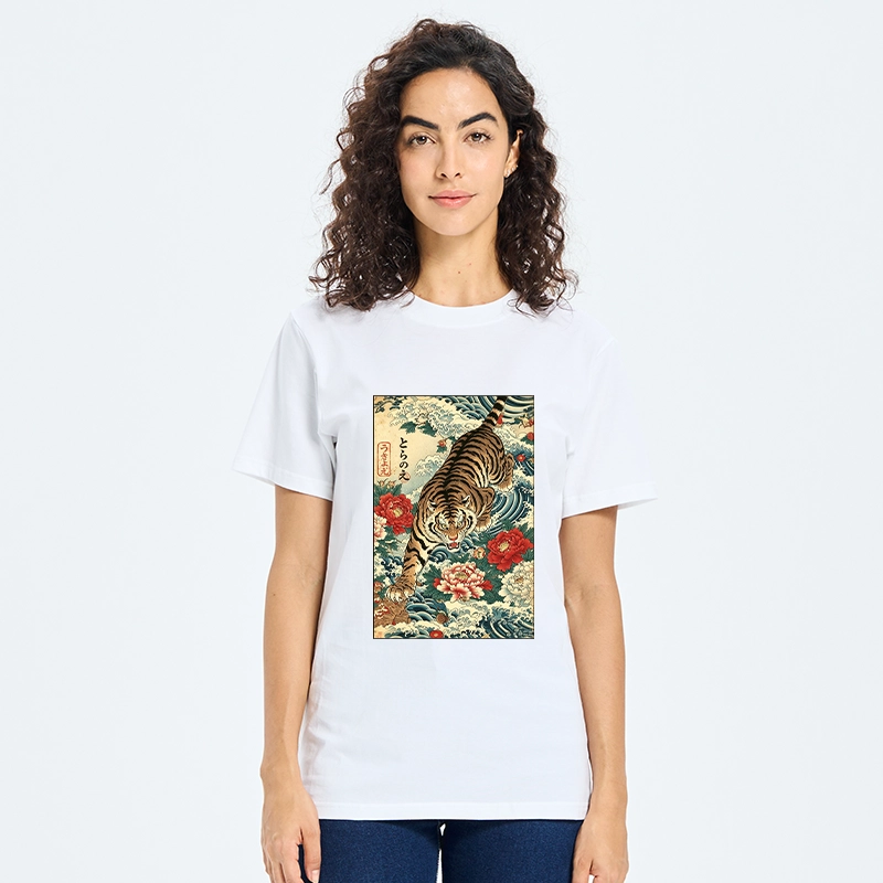 Tokyo-Tiger Retro Wave Tiger Classic T-Shirt