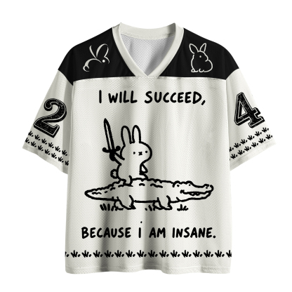 Tokyo-Tiger Brave Bunny Funny Meme Mesh Jersey