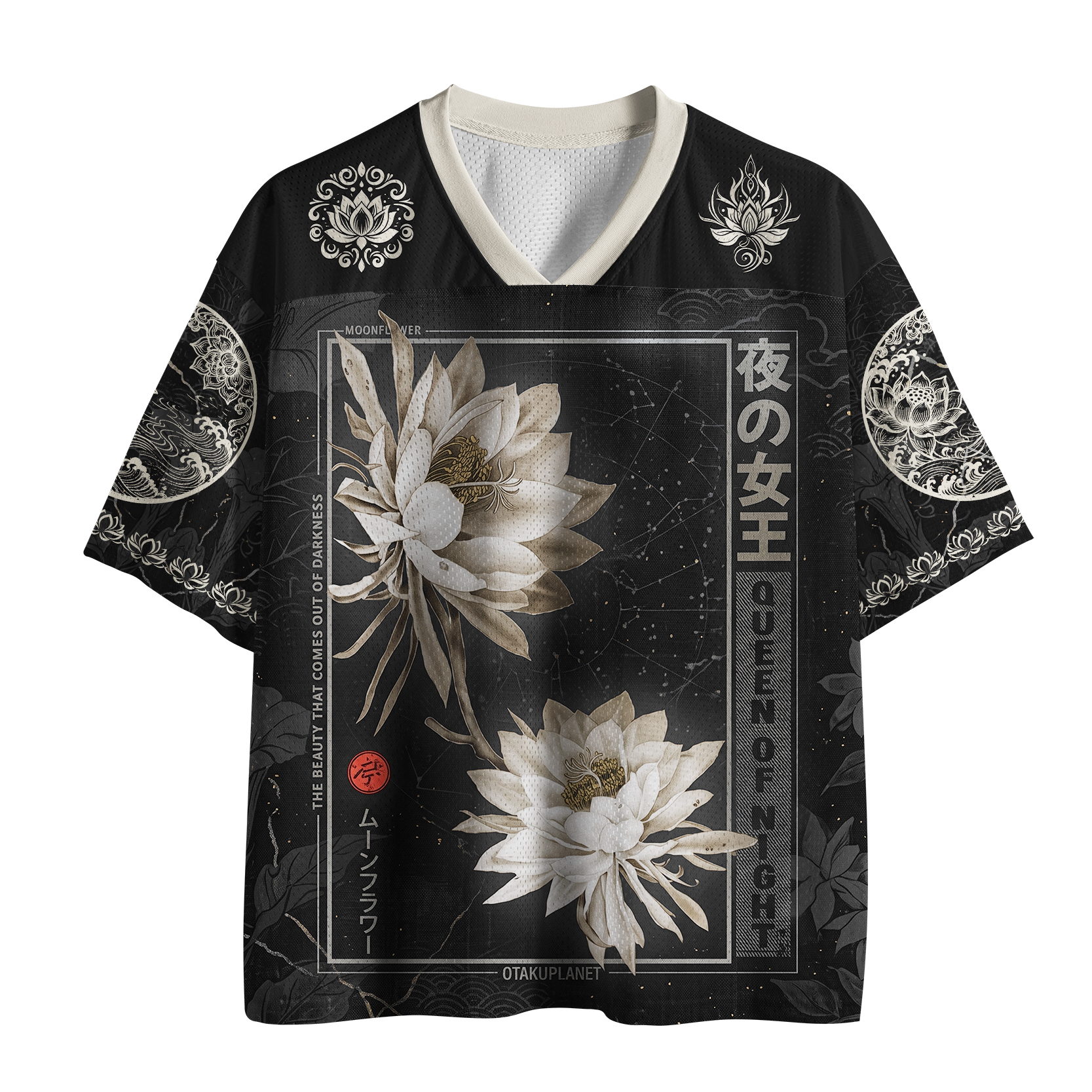 Tokyo-Tiger Japanese Epiphyllum Mesh Jersey