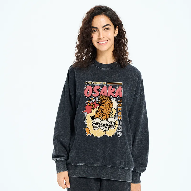 Tokyo-Tiger Osaka Tiger Washed Sweatshirt