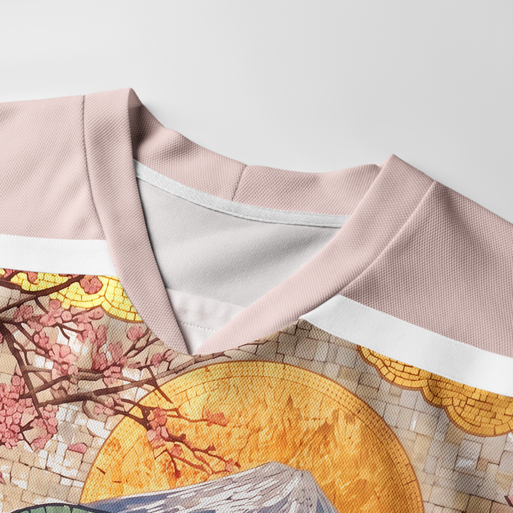 Tokyo-Tiger Octopus And The Kimono Long-Sleeve Hockey Jersey