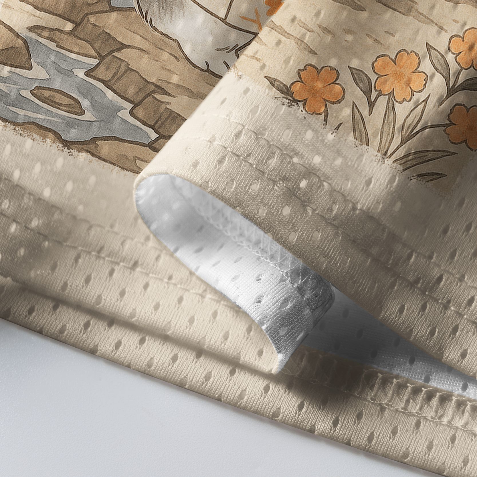 Tokyo-Tiger Zen Bunny Tea Mesh Jersey