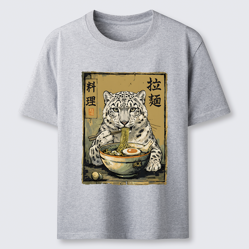 Tokyo-Tiger Ramen Snow Leopard Meme Classic T-Shirt