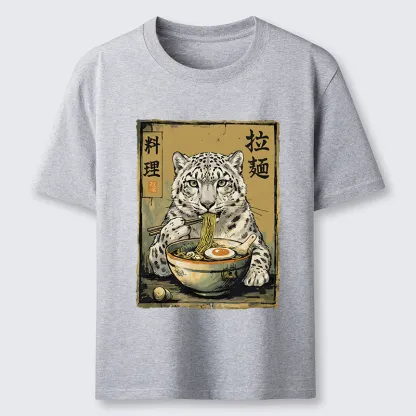 Tokyo-Tiger Ramen Snow Leopard Meme Classic T-Shirt