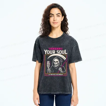 Tokyo-Tiger Store Your Soul Washed T-Shirt