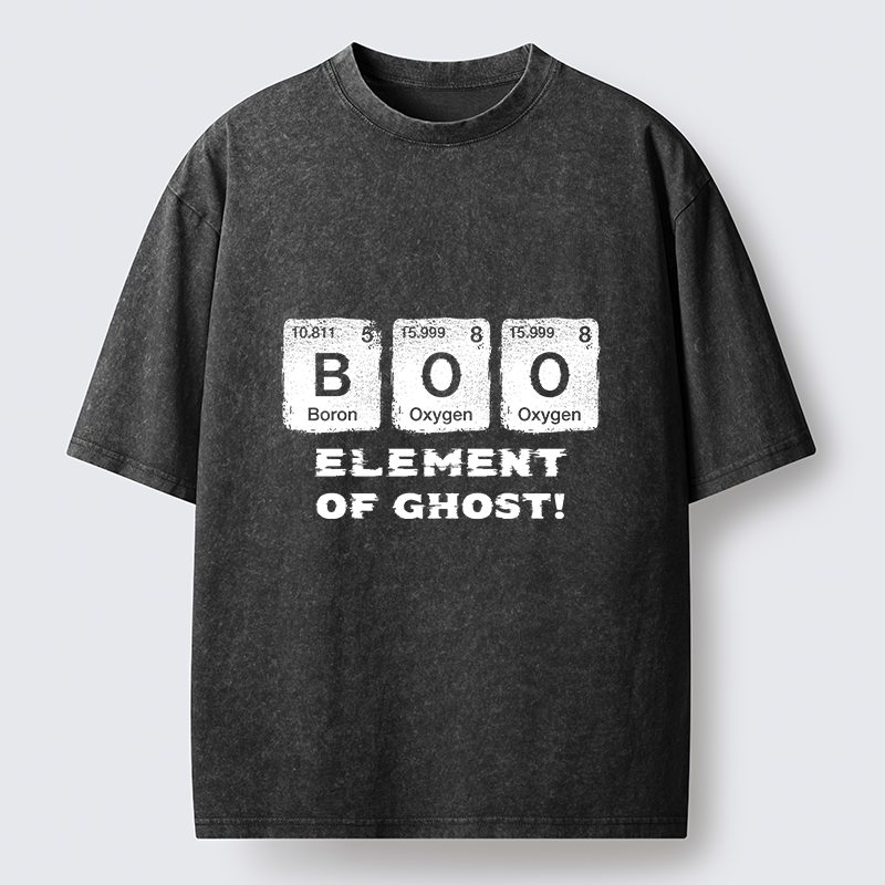 Tokyo-Tiger Ghost Chemistry Element Washed T-Shirt