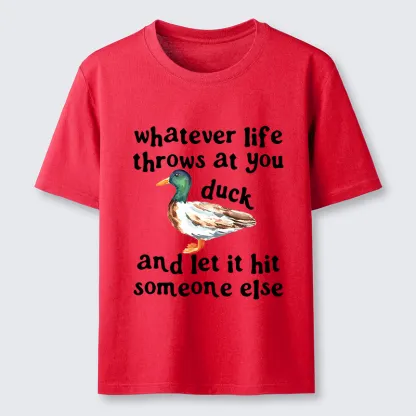 Tokyo-Tiger Funny Duck Life Trouble Meme Classic T-Shirt