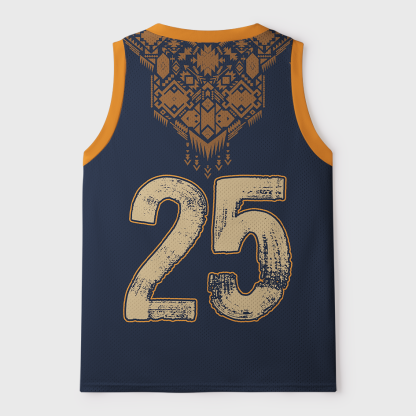 Tokyo-Tiger Tribal Folk Art Colorful Tiger Mesh Tank Top