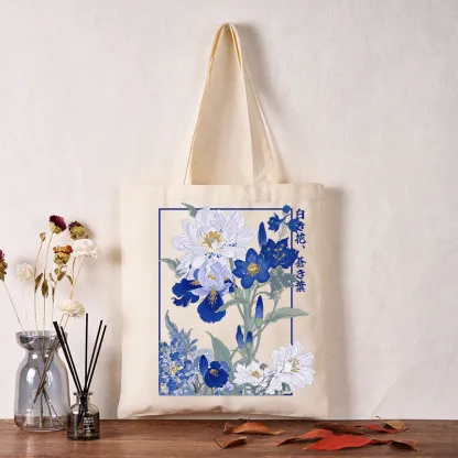 Tokyo-Tiger Blossoms Of The Firmament Tote Bag