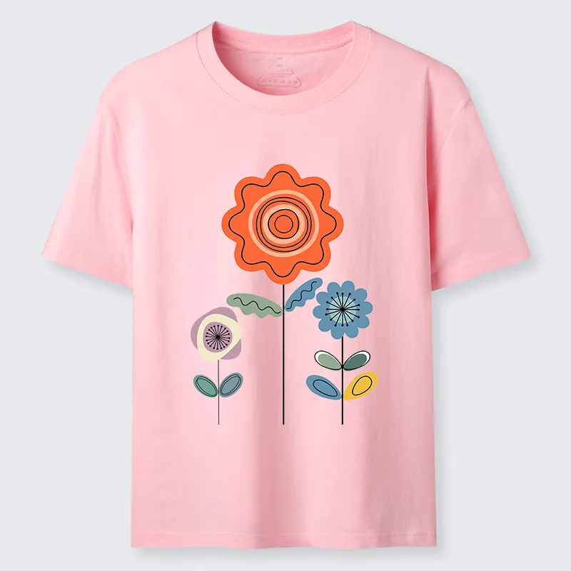 Tokyo-Tiger Retro Floral Art Classic T-Shirt