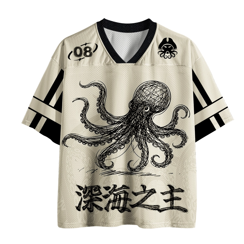 Tokyo-Tiger King Of The Deep Sea Octopu Mesh Jersey